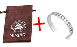 image-Nordic Mythology Viking Runes Bracelet - Stainless Steel Unisex Jewelry