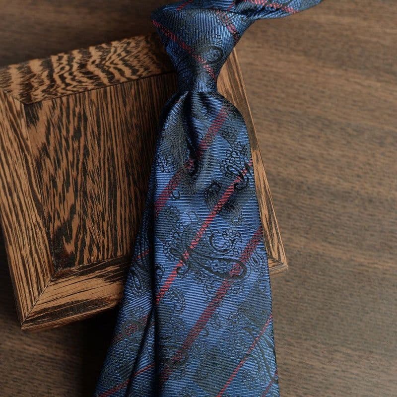 image-Necktie Silk 8CM Retro Business Men's Fashion