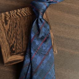 image-Necktie business tie silk hand tie men's fashion retro business casual professional dress 8CM boxed
