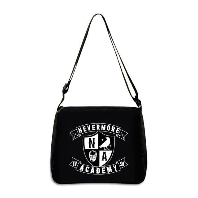 image-Cross-border Adams family Wednesday addams ladies shoulder bag niche armpit bag fashion handbag