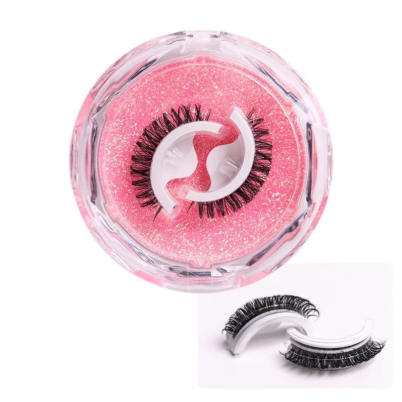 image-Self-Adhesive False Eyelashes - Thick Reusable Chemical Fiber