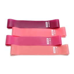 image-Utronix Silicone Resistance Bands - Yoga, Fitness, Stretch - 5-Pack