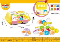 image-Cross-border special for smart egg pairing twisted egg recognition color children's educational early education assembled toy simulation egg box