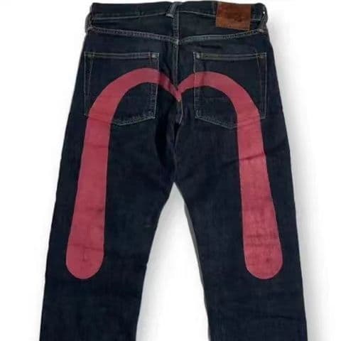 image-European and American hip-hop American style first year classic niche ins print men and women loose trendy trousers cool jeans