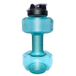 image-Large-capacity 2.5L Fitness Kettle Sports Cup - Orange Plastic Drop-proof