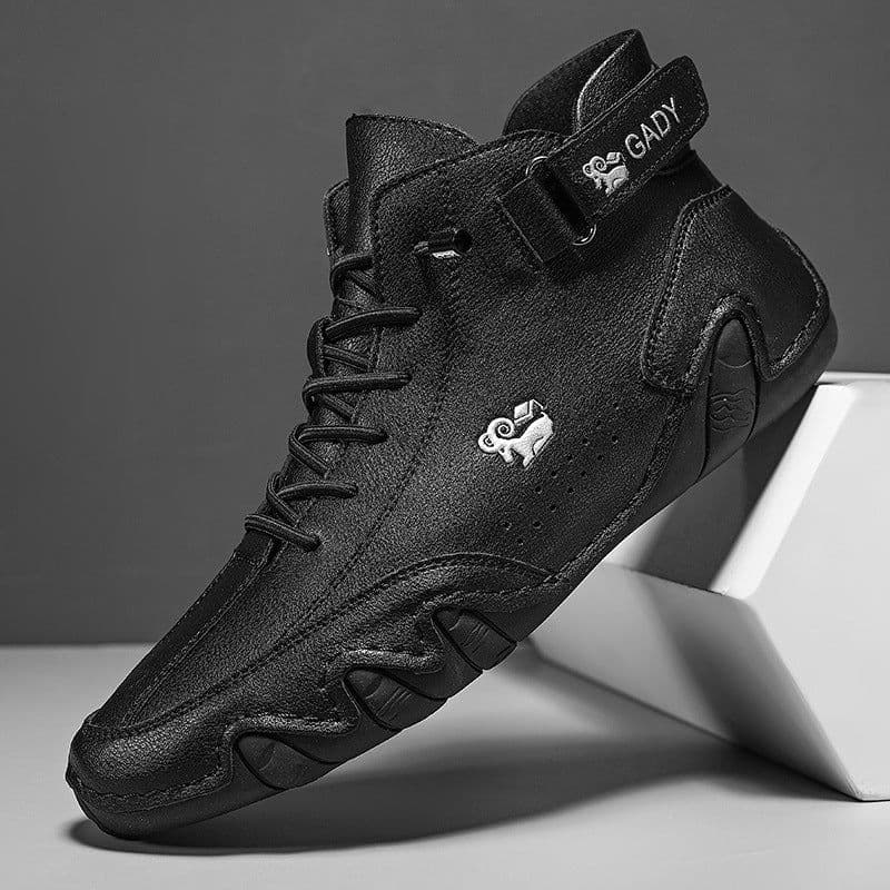 image-Explosive Didi Ram men's shoes high-top cotton shoes men's casual shoes winter plus velvet thickened shoes Martin boots men's models