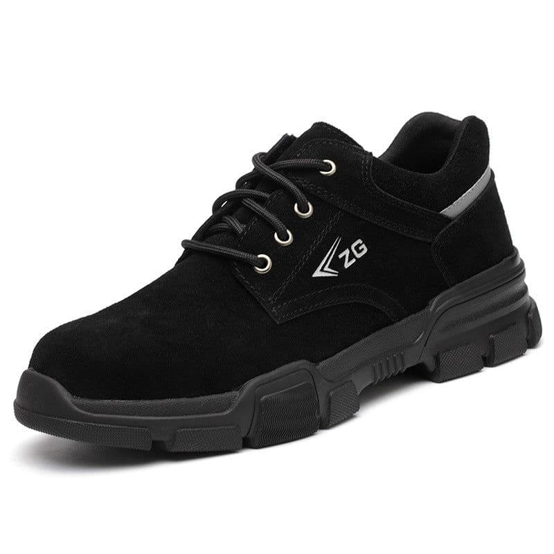 image-SVKAGHEBS Safety Work Shoes - Steel Toe Anti-Smash Leather