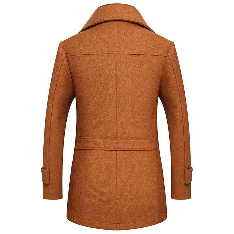 image-Lansboter Wool Coat Men Grey 4XL Winter