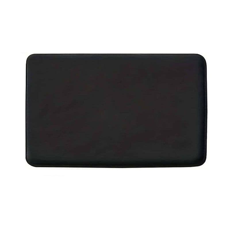 image-Memory Foam Bathroom Mat - Black 38x42cm