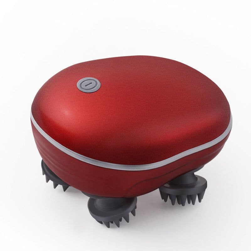 image-Four-Claw Head Massager USB-C Rechargeable