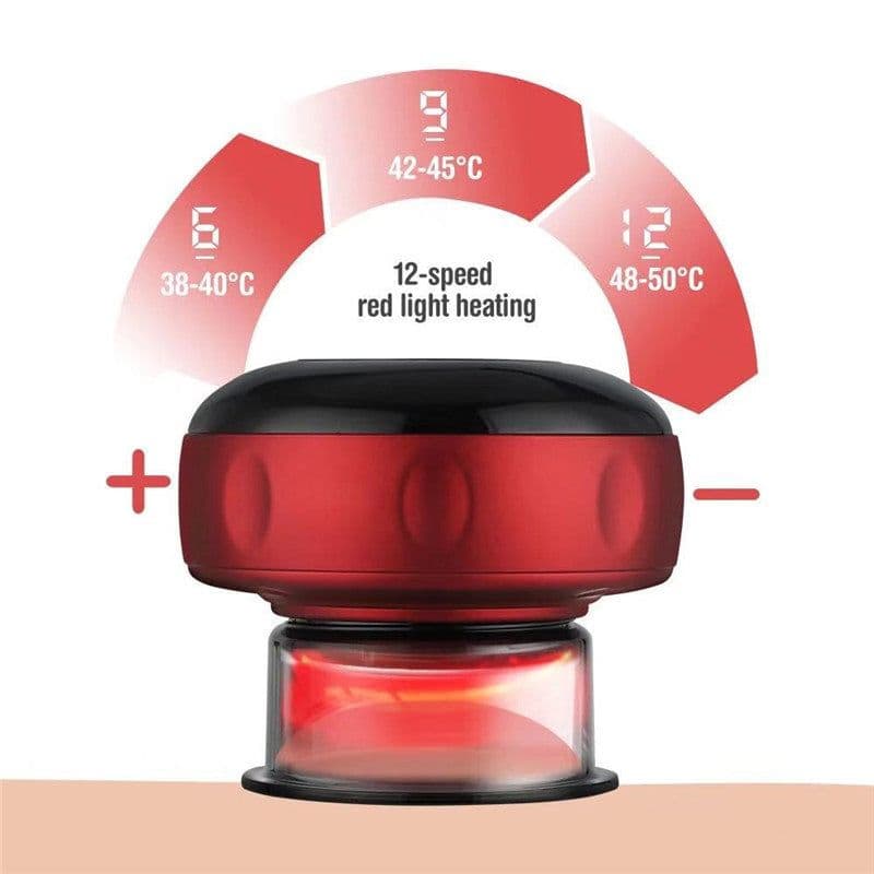 image-Electric Cupping Massage Device - Red Type E