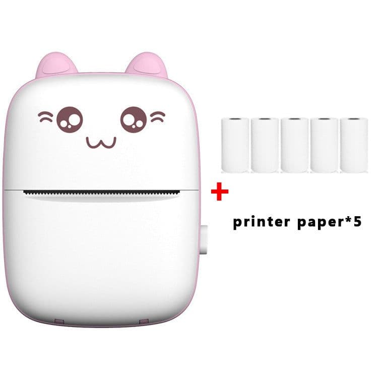 image-A Tree Meow Printer - White Portable Sticker Printer