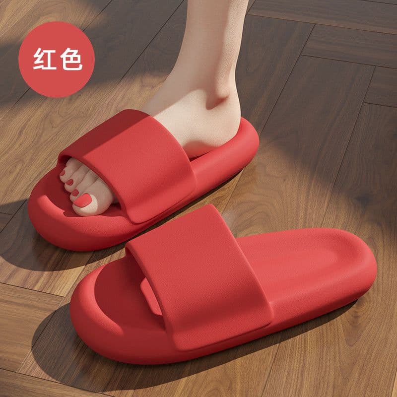 image-EVA Slippers Unisex Red Non-Slip Flip Flops