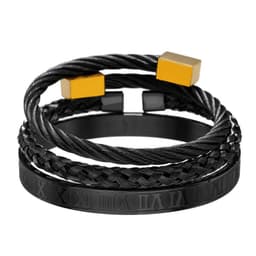 image-Stainless Steel Geometric Bracelet Men - Retro
