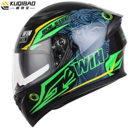 image-Coolqibao Motorcycle Full-Face Helmet Bluetooth XXL Gray