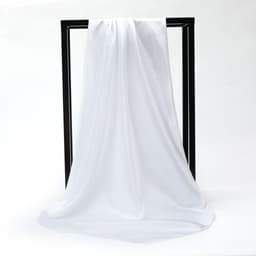 image-URQ Square Scarf 90cm Satin - Oily Green