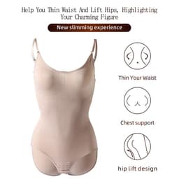 image-Ni Zitingna Tummy Control Corset Underwear - Brown