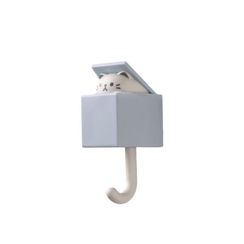 image-Cartoon Adhesive Hooks - No Drill, 2kg Capacity