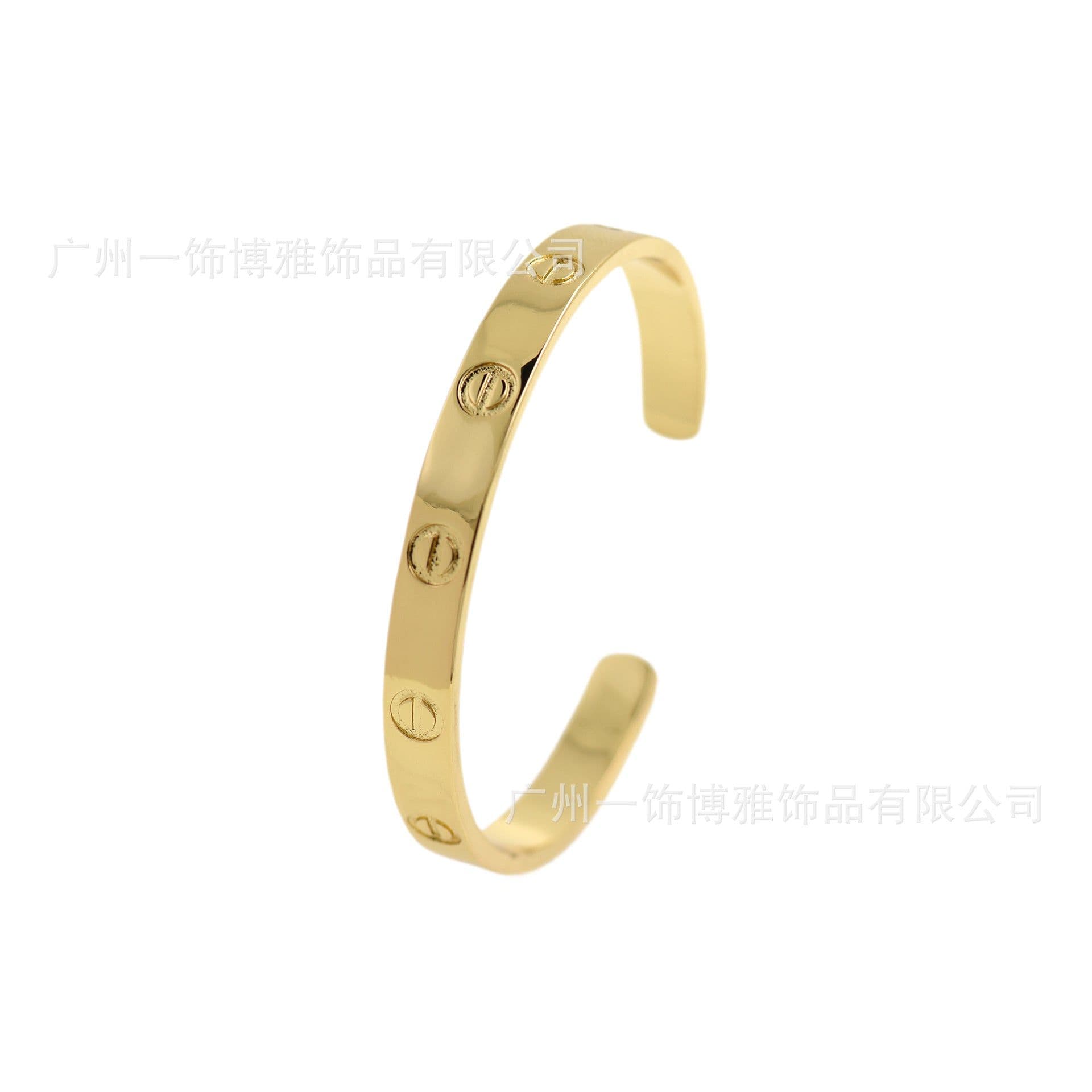 image-Copper Geometry Bracelet - Gold Plated Unisex