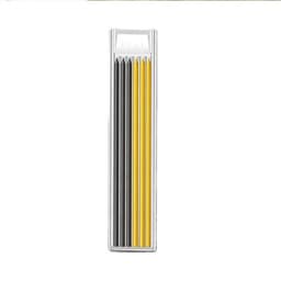 image-Professional 2.8MM Metal Woodworking Pencil - Quick-Drying 6-Color Refills
