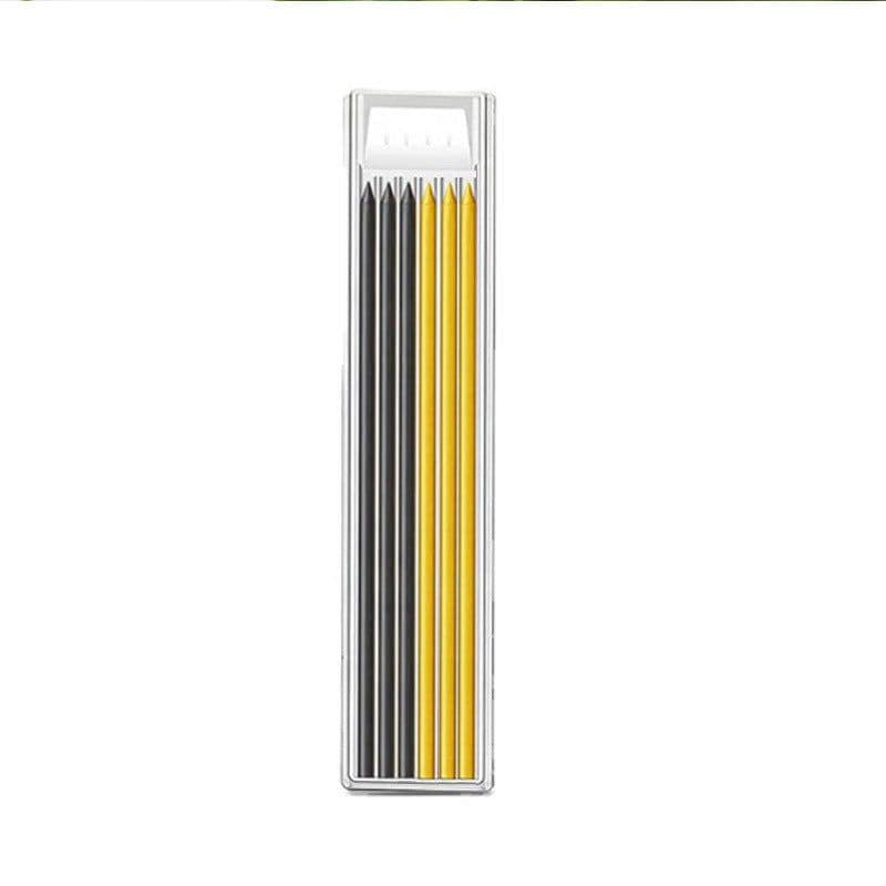 image-Professional 2.8MM Metal Woodworking Pencil - Quick-Drying 6-Color Refills