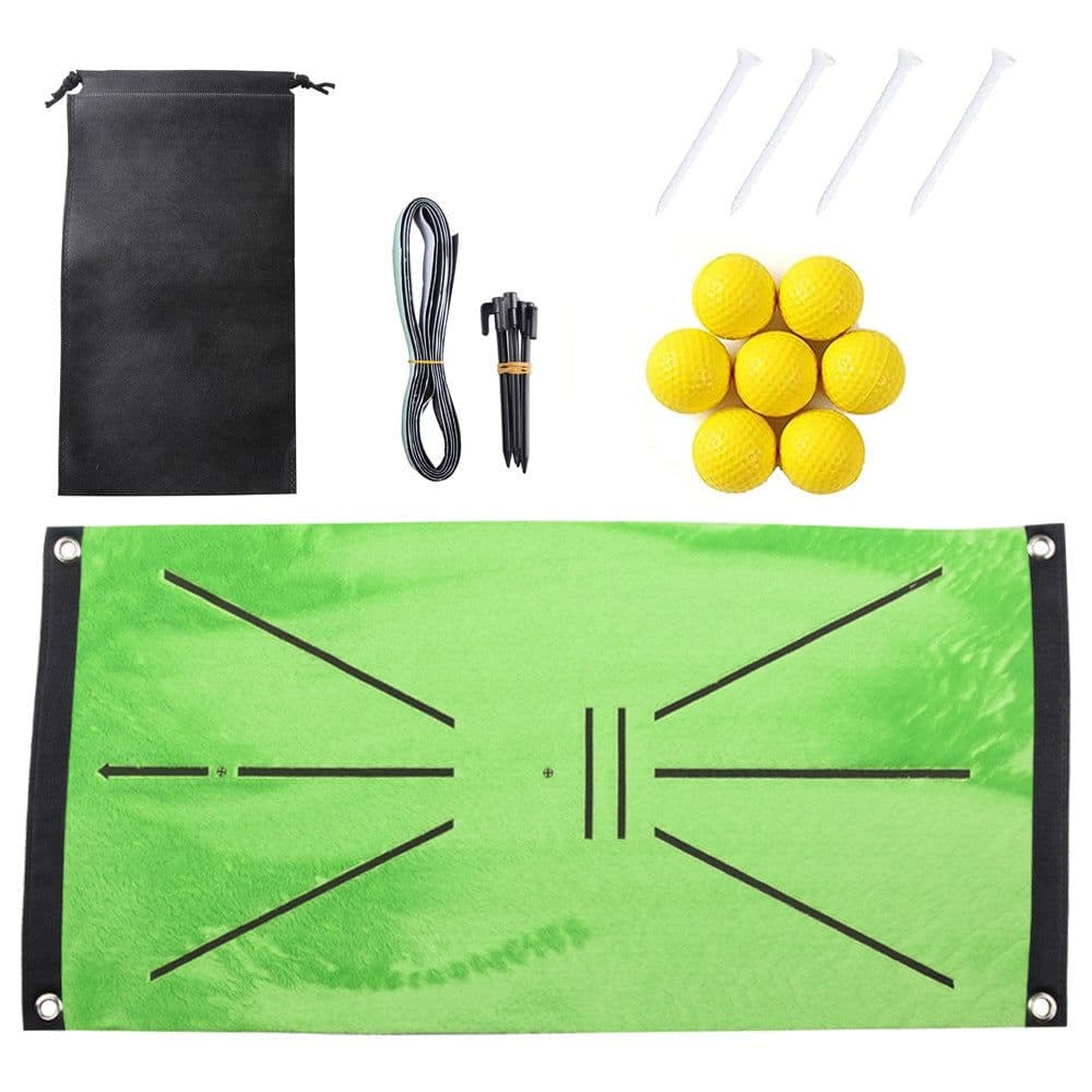 image-Golf Swing Mat - Indoor Outdoor Hitting Pad