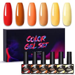 image-Nee Jolie UV Gel Nail Polish Set - 6 Colors 8.5ml