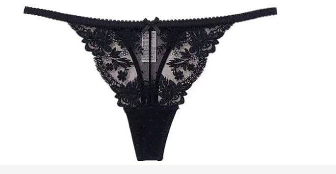 image-New French style sexy ultra-thin shapewear heavy industry embroidery perspective sexy multi-breasted corset bra set