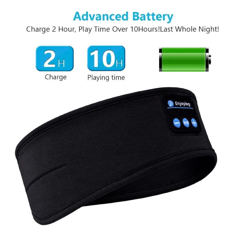 image-Bluetooth 5.0 Music Sleep Eye Mask Detachable Key Body Yoga Sweat Absorbing Headband Outdoor Running Bluetooth Headband