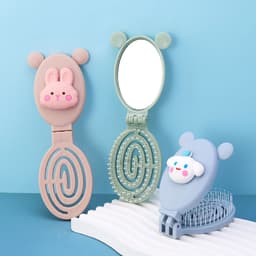 image-Pocket Monsters Folding Comb - Blue Portable Hair