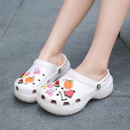 image-Teacup Mouse Clogs - White EVA Sole Korean Style