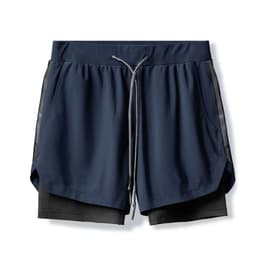 image-Men's Sports Shorts - Black Breathable Gym Training