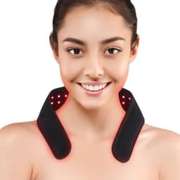 image-He Zhida HG06 Cervical Spine Massager - Infrared Neck Relief, 63*9cm, USB, Red Light Therapy