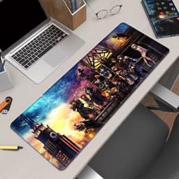 image-Dragon Ball Cartoon Mouse Pad - Natural Rubber - Anti-Slip Thickened Desk Mat