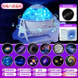 image-Creative Galaxy Projector Lamp - Romantic Starry Sky