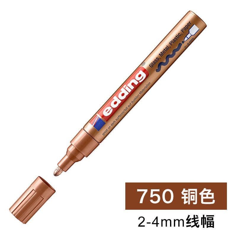 image-Edding 750 Paint Pen - Black 2-4mm Oil Marker