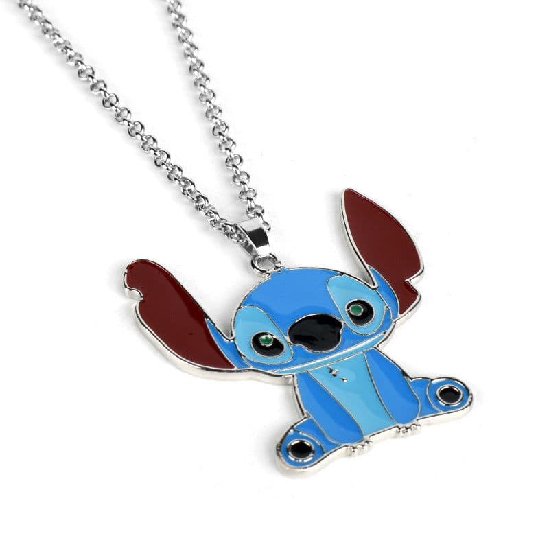 image-Lilo & Stitch Alloy Keychain Pendant - Cute Zinc Alloy Gift