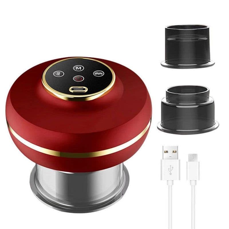 image-Electric Cupping Massage Device - Red Type E