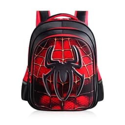 image-Sly Bird Cartoon School Bag - Red, Toddler Boy 3D Superman