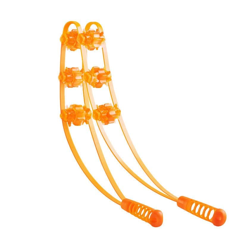image-Back Shoulder Neck Massager Roller Belt with Leg Massager