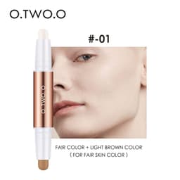 image-O.TWO.O Contour Stick - Double-ended Highlighter Beige+Cold Brown SC030
