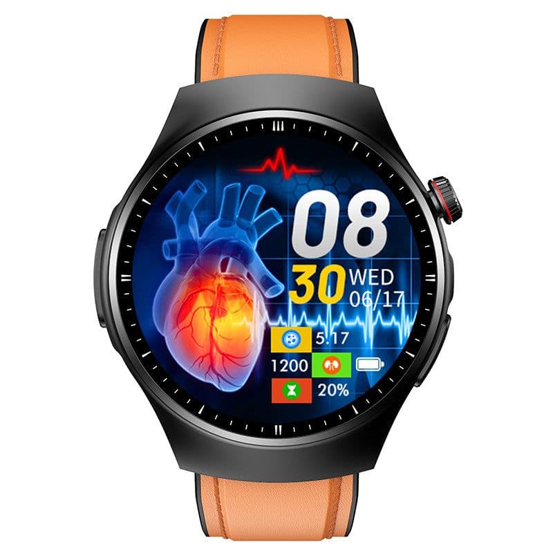 image-Smart TK25 Watch - Blood Oxygen, Heart Rate, Pedometer, Bluetooth Call - Black
