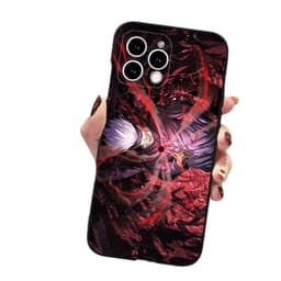 image-iPhone 15 Cartoon Phone Case - Black, Trendy, Anti-fall TPU