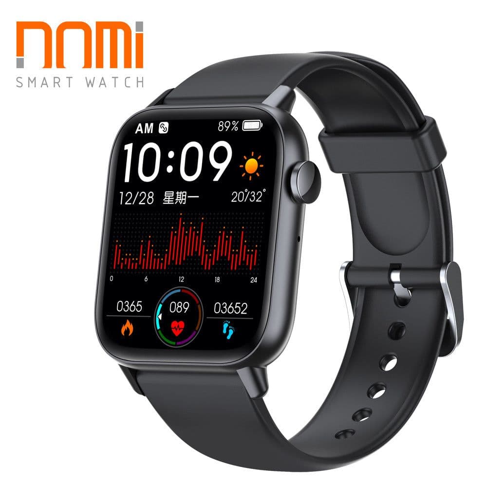 image-DOMI RTL8763E Smart Bluetooth Watch - Black Gold HD Call 300mAh