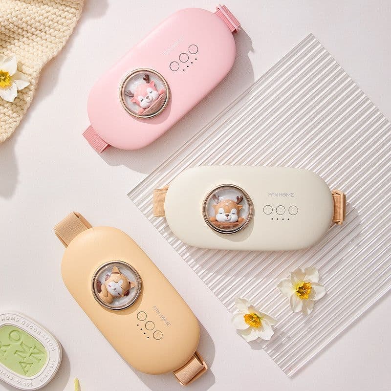 image-The new warm palace belt massager protects the palace aunt artifact graphene electric heating belt girls waist warm palace treasure