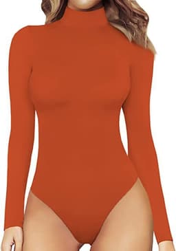 image-Women's Brown Polyester Jumpsuit - Long Sleeve XL