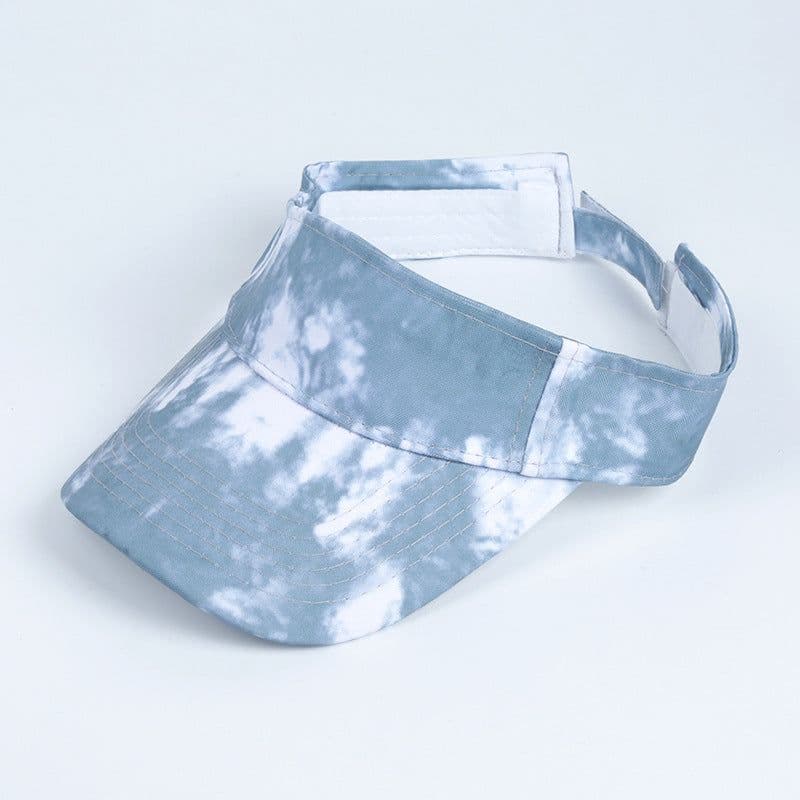 image-Hat female net red ins spring and summer tie-dye empty top peaked cap Korean version of trendy people outdoor sports baseball cap sun visor