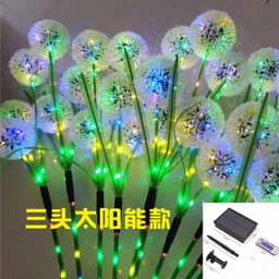 image-Solar Dandelion Garden Lamp - Outdoor Waterproof LED