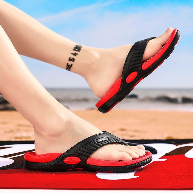 image-Fuji Beach Shoes - Breathable Massage Flip Flops Sandals Light Soft Sandals