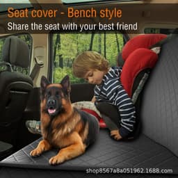 image-car dog mat car pet mat rear new pet car mat back seat cushion thick waterproof